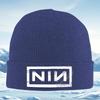 NIN Logo White Frame Bars Men Women Unisex Knitted Hat Beanie Pullover Cap Winter Thermal Warm Christmas Outdoor Cycling Hiking