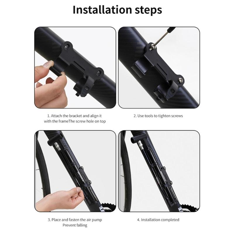 Light Weight Durability Bike Pumps With Ergonomic Portables Small Bike Pumps for Quick Inflation and Easy Operations