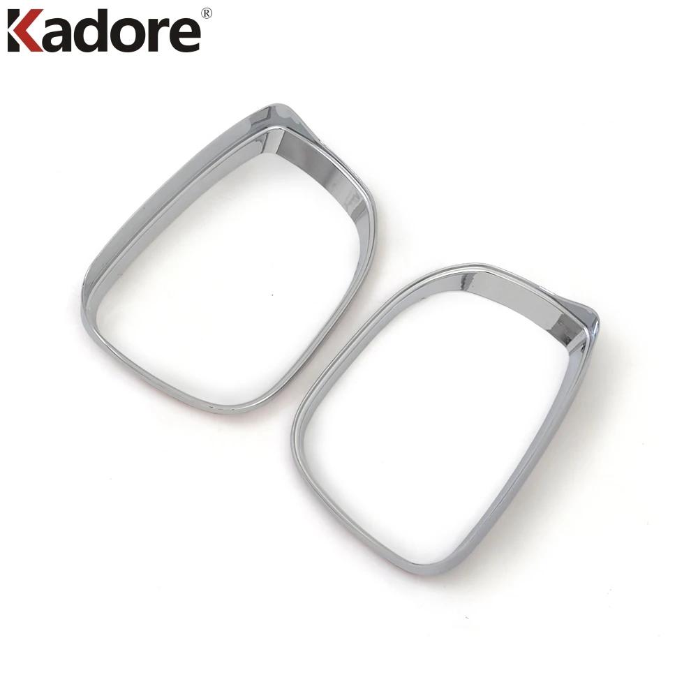 Rearview Mirror Cover Trim For Mazda CX5 CX-5 KF CX-8 2017- 2024 Car Side Mirrors Rain Shield Sun Visor Frame Accessories ABS Chrome