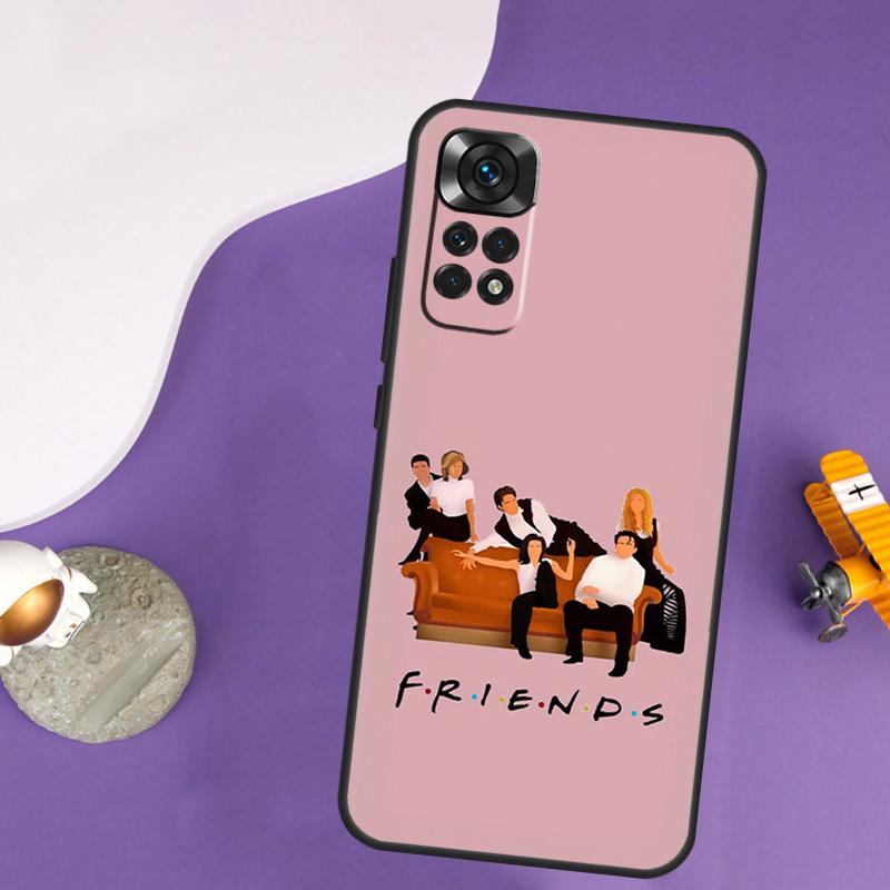 Friends TV Case For Xiaomi Redmi Note 13 Pro 14 12 9 10 11 Pro 10S 11S 12S Redmi 13C 14C 10C 12C Cover