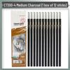 Extra Soft 2bHB Sketching & Charcoal Pen Set: Beginner Drawing & Exam Use, Includes 2h, 4b, 6b, 8b Brushes