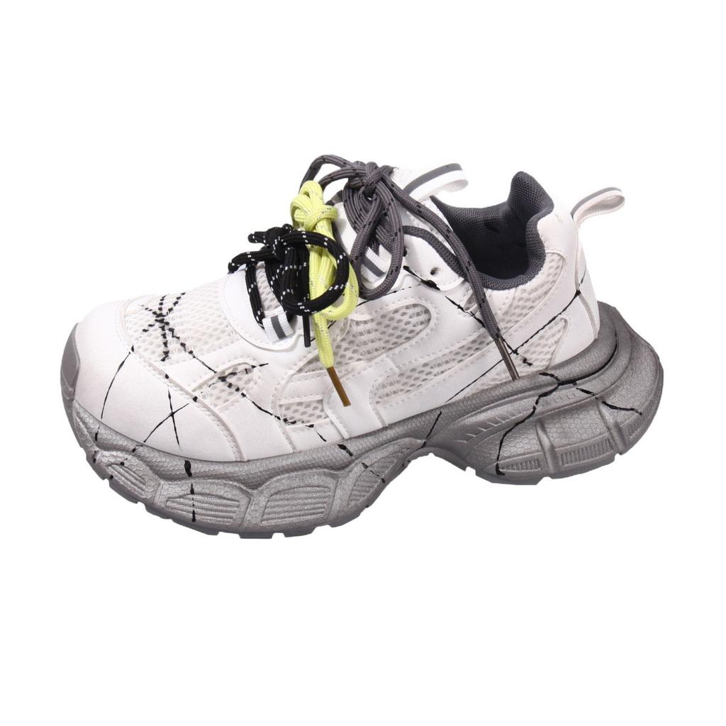 European Station Platform Dad Shoes Autumn New Low-top Paris Home Graffiti Retro Trend Casual Sports Women's Shoes