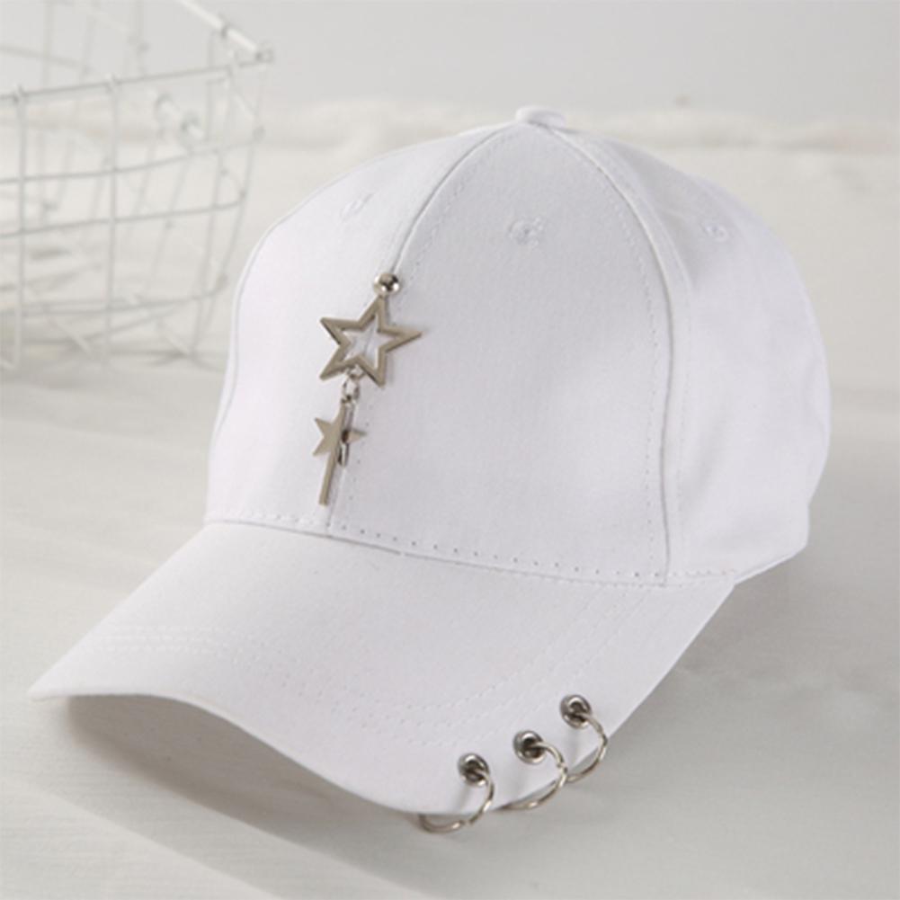 Men Women Unisex Adjustable Star Iron Ring Baseball Hat