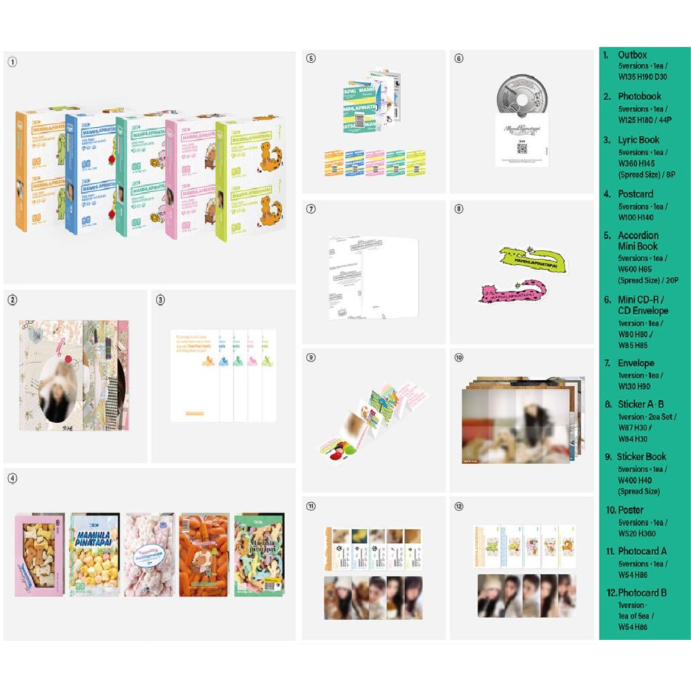 Pre-order ILLIT 4th Mini Album MAMIHLAPINATAPAI PAWPAW Ver. & SHOP POB