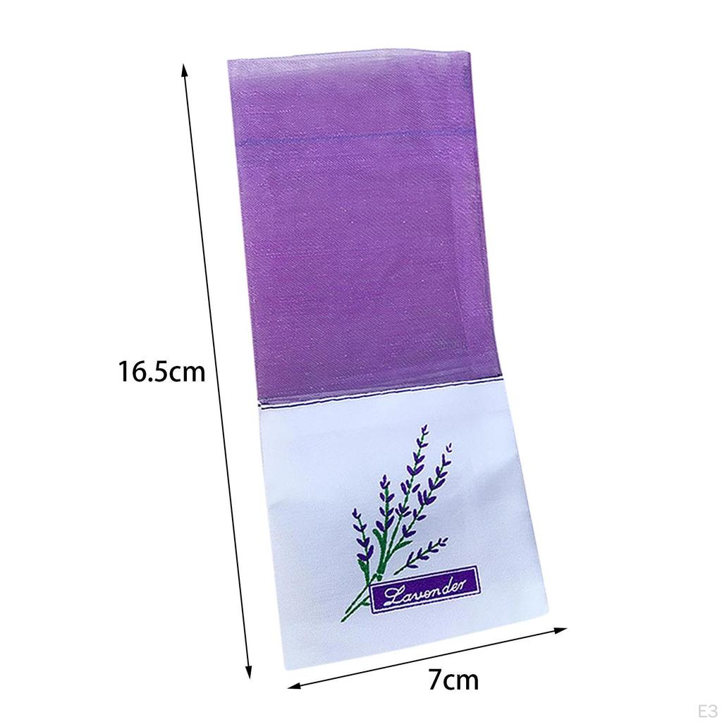 Bags, Empty Small Mesh Reusable Muslin Bags for Lavender Spice, 7 X 16.5cm, Packaging,