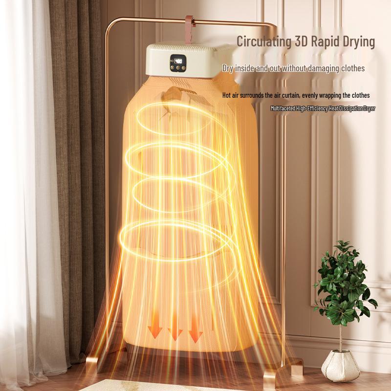 Portable Automatic Clothes Dryer for Travel and Home
