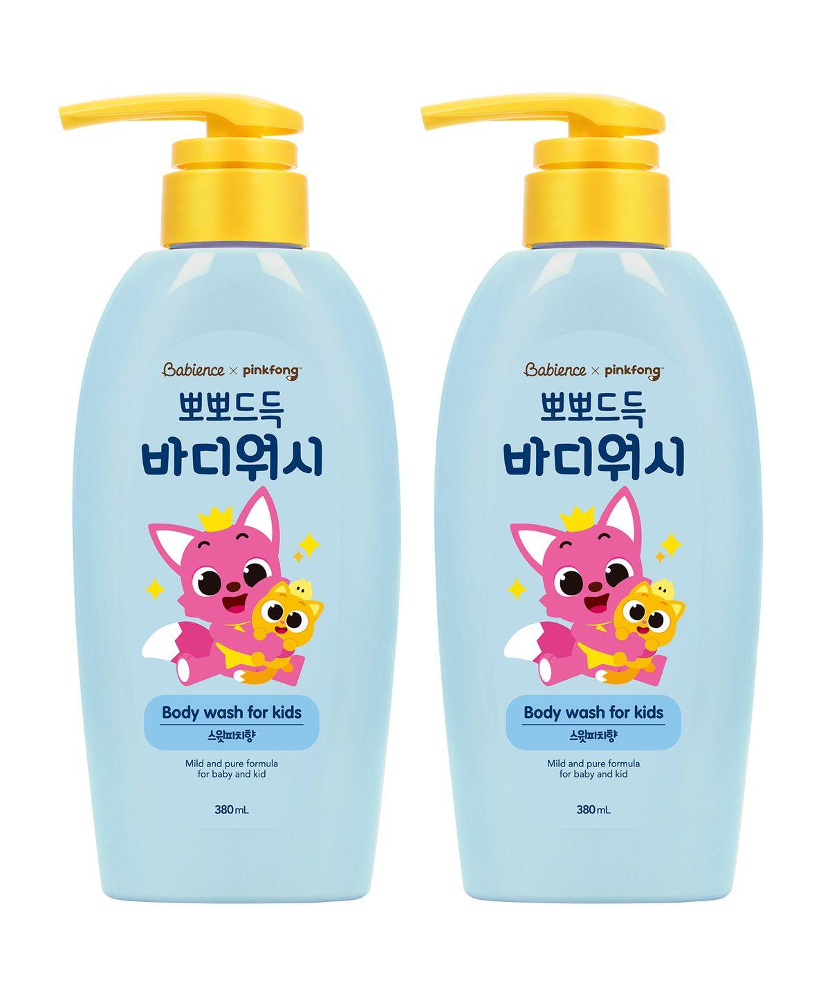 Pinkfong Body Wash 380ml x 2