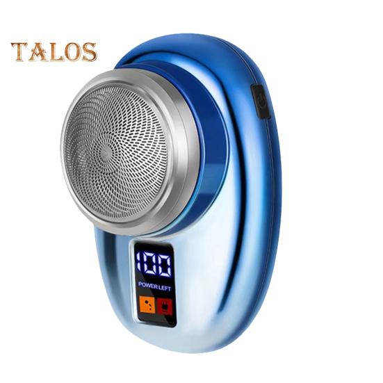 

Мини-электробритва с цифровым дисплеем Type-C, перезаряжаемая, водонепроницаемая, для влажного и сухого бритья, портативная, для путешествий, бритва для мужчин, триммер для бороды, инструмент для удаления волос синий