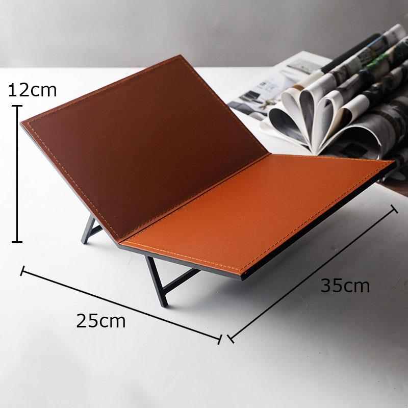 Minimalist Acrylic Transparent Bookshelf File Book Organizer Shelves Marble Base Magazine Holder Book Rack Modern Home Decor