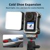 Flymile Action 5 Cage Metal Protective Case for DJI Osmo Action 5 Pro Accessories Expansion Mounts Frame With Buttons