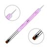 3Pcs 2 In1 Dual End Nail Art Brush Dotting Pen Manicure Tool For Gel Acrylic Nail Art Painting Dotting Tools Extension Gel Brush
