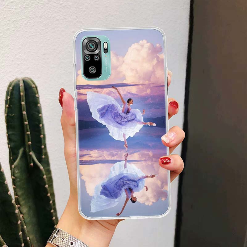 

Ballerina Ballet Dancing For Xiaomi Redmi Note 14 13 12 11 10 Pro Phone Case 12S 11S 11T 11E Plus 14Pro 13Pro 12Pro 11Pro Cover Redmi Note 14 5G