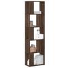 VidaXL 5-Tier Bookcase Brown Oak Engineered Wood, Shelf, Bookshelf, Book Holder, Cabinet of 852786