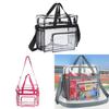 Pvc Transparent Travel Makeup Organizer With Sealed Closure For Suitcase Storage