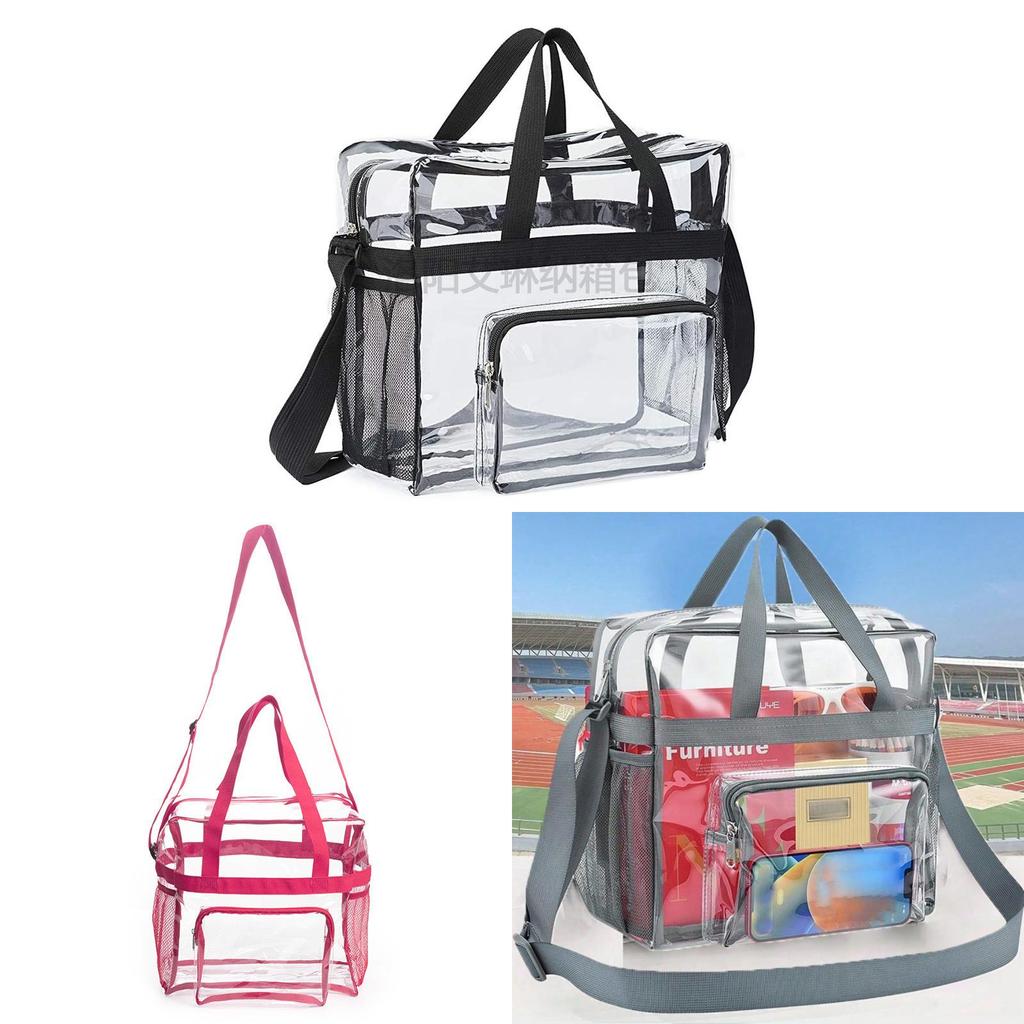 Pvc Transparent Travel Makeup Organizer With Sealed Closure For Suitcase Storage