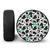 Plant Print Element Pattern Auto Parts Spare Tire Cover Weatherproof Tire Cover