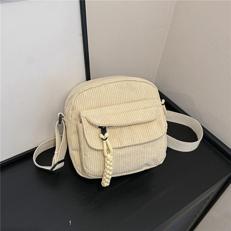 Mini Backpack Square Bag Korean Version Fashionable Sweet Shoulder Bag Female's Schoolbag Stylish  Simple Crossbody Bag Casual