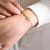 Fashion Zircon Stainless Steel Gold Bracelet Bracelet Ladies Jewelry