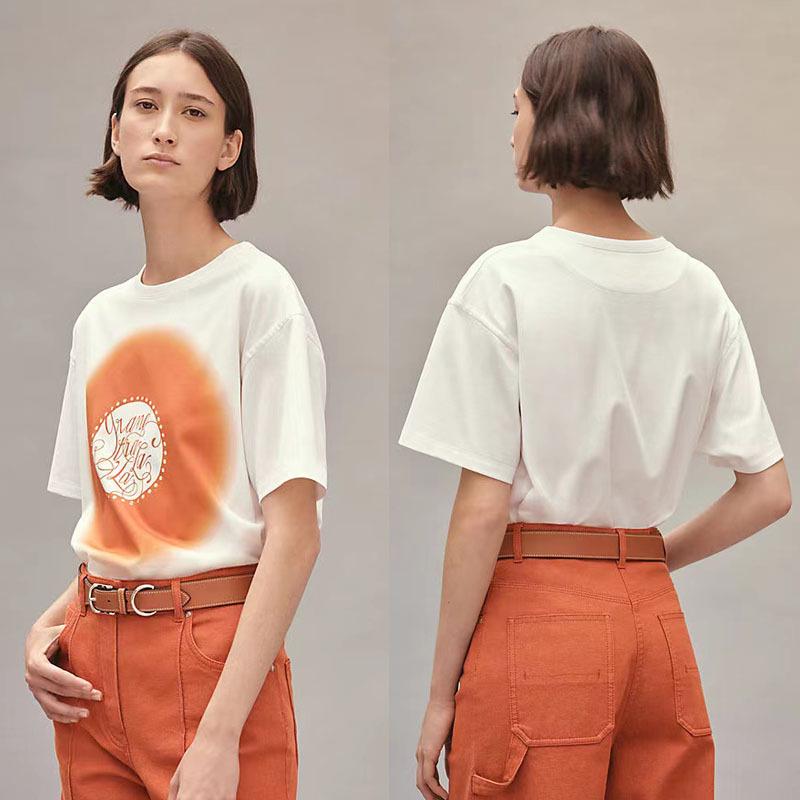 

Clearance: Women s Versatile Round Neck Printed Cotton T-Shirt - No Returns/Exchanges L (In Stock)