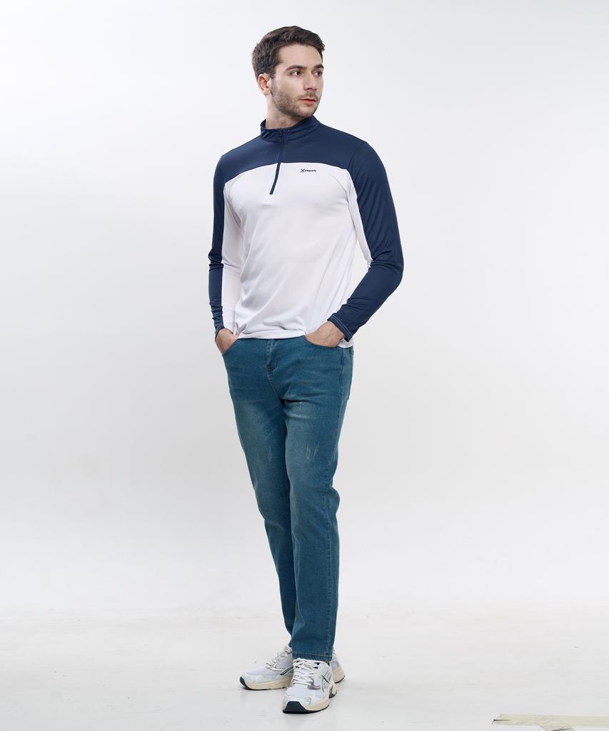 EXTRASPORTY On The Rock Men'S Long Sleeve Zip-Up T-Shirt 5 Colors (Type A)
