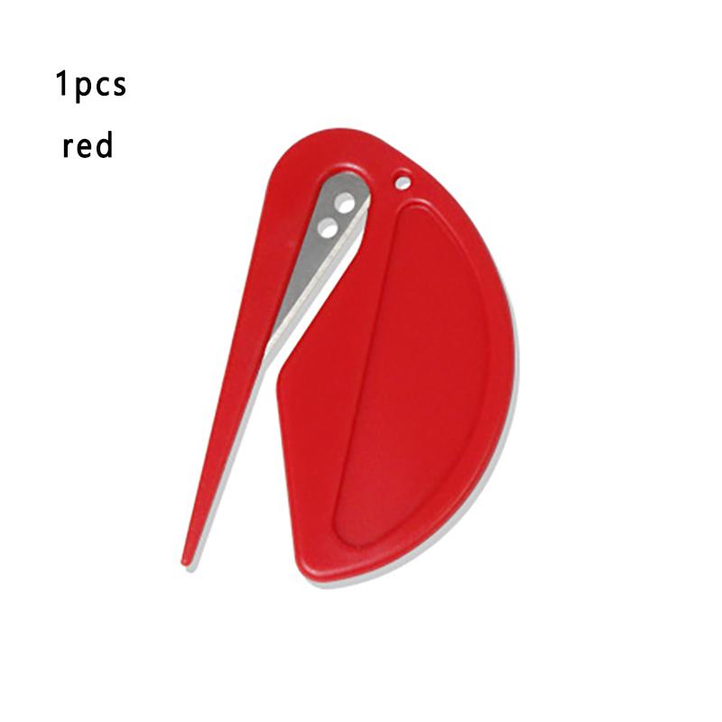 

1pcs/5pcs Plastic Mini Letter Opener Portable Utility Knife Stitch Remover Pocket-Sized Craft Knife Mail Opener Paper Cutter