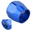 12AN Hose Finisher Clamp Connector Finishing Clip for Fuel Oil Diesel Gas Air Flexible TubeBlue