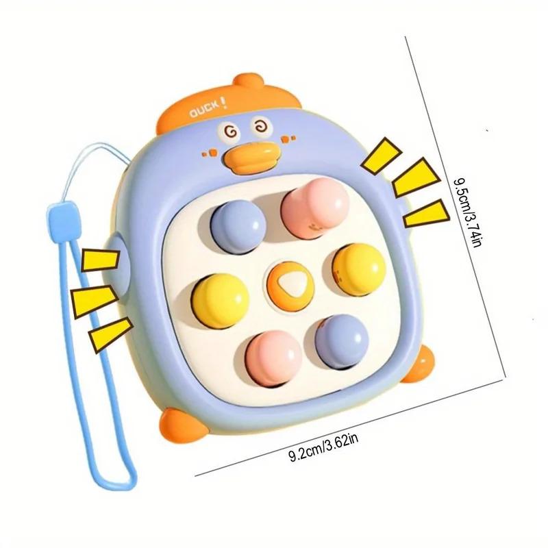 Stressabbau Spielzeug Handheld Elektrisch Schnelles Drücken Blasen Fidget Spielzeug,Mini Cartoon Hau den Maulwurf Spielzeug für 3 4 5 6 Mädchen Jungen