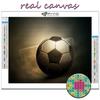 5D DIY diamantbroderi eld och vatten fotboll diamantmålning mosaik heminredning