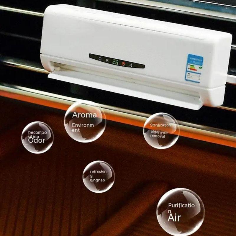 Car Outlet Air Freshener Air Conditioner Model Air Deodorization Fragrance Aromatherapy Ornaments Auto Interior Accessories
