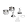 Stainless Steel Beer Keg Coupler Connector Fitting Beer Line Connector Kit for Brewing Equipment