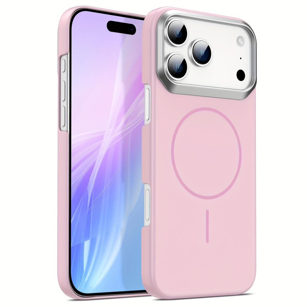 Metal Camera Magnetic Phone Case for For Iphone 17 13 14 1Plus 16 16 Pro Max 17Air Wireless Charging For Cover