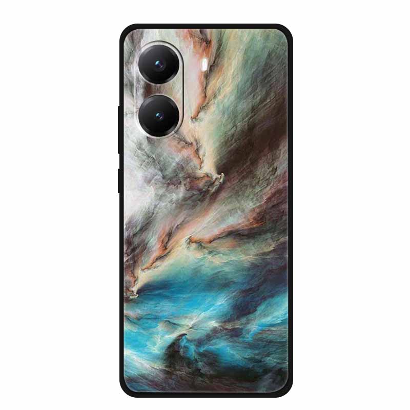 Funda For Poco X7 Pro Cases Marble Painted Silicone Back Cover for Poco X7 Pro Protective Shockproof Cool Capa Poco X7Pro Bumper