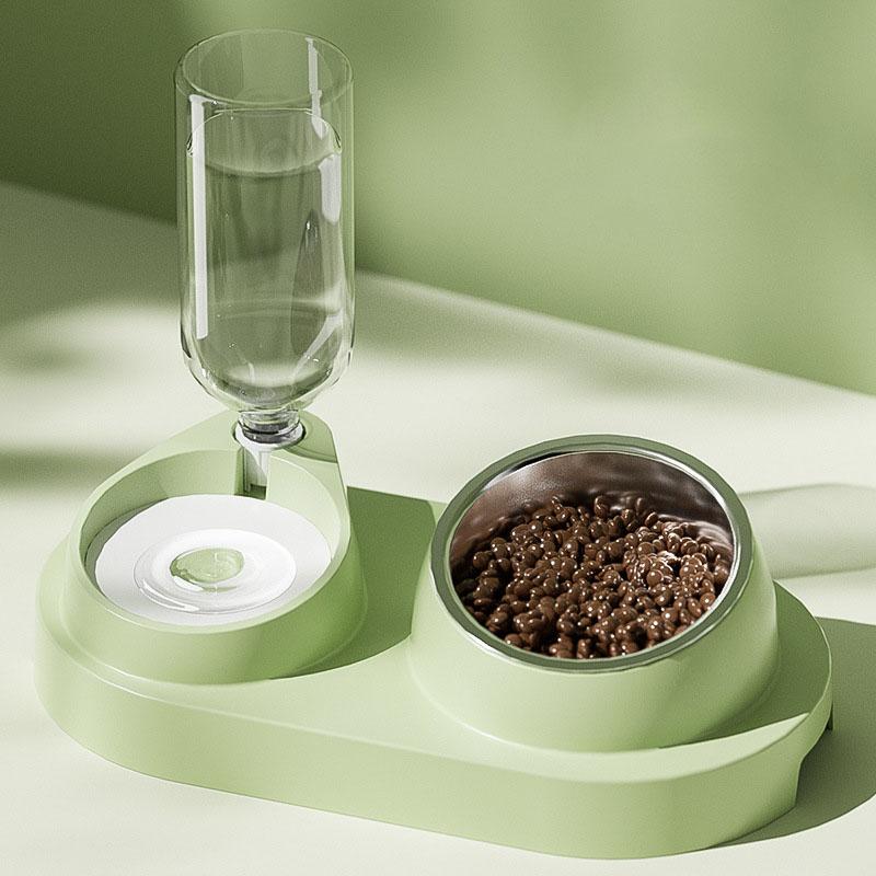 Pet Bowls Automatic Water Dispenser Feeder Cat Dog Food Water Bowl Non-slip Pet Feeding Supplies
