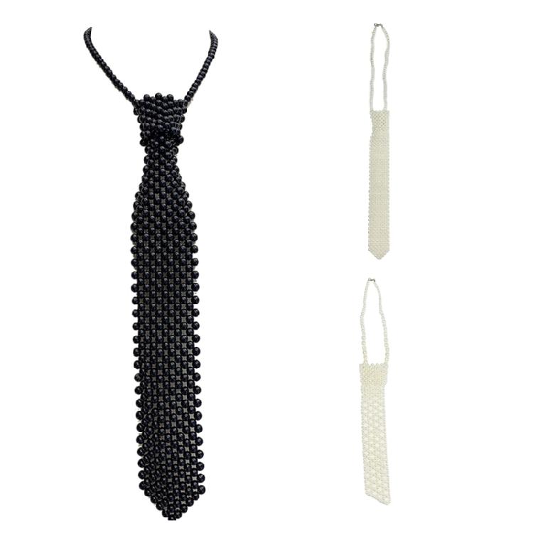 Adult Crystal Necktie Formal Accessories Party Concert Tour Choker Necklace Tie