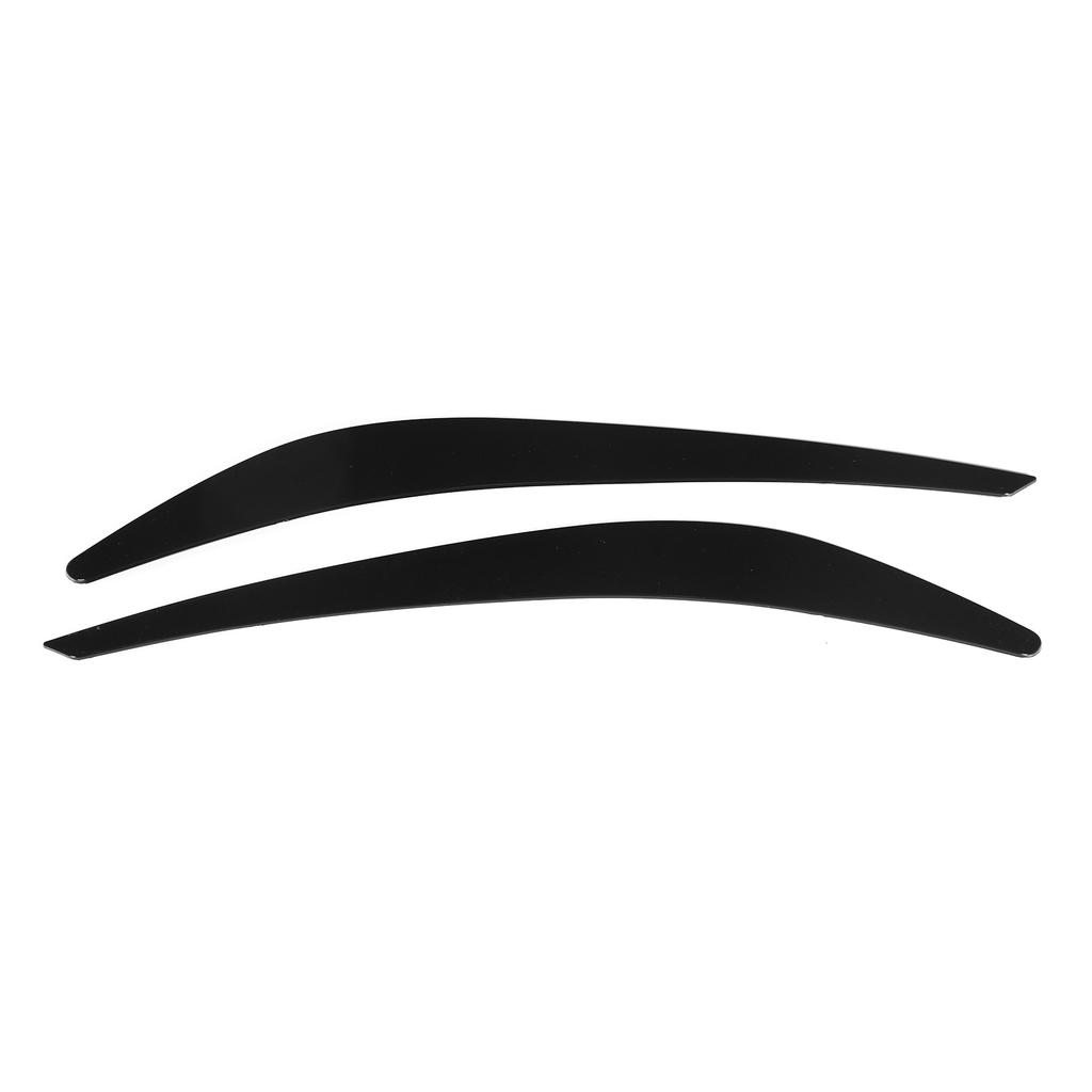 Scheinwerfer Augenbrauen Zierleisten Abdeckungen Glänzend Schwarz 1036024 Ersatz für Holden VF Commodore SS SSV SV6