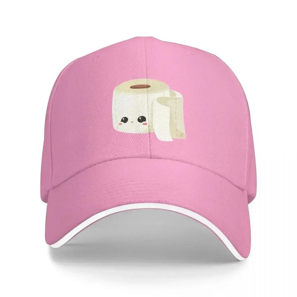 Kawaii Toilet Paper Baseball Cap western Hat Sunscreen Unisex Womens