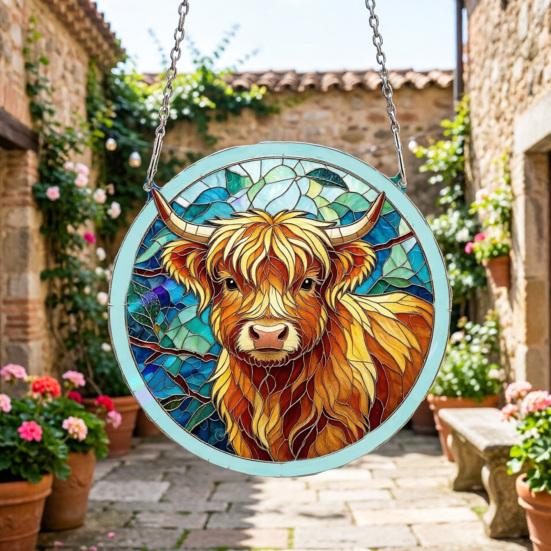 Skládačka Suncatcher, DIY puzzle Akrylový Suncatcher, Vitrážový závěsný ornament pro domácnost, Zahradní dekorace, Dárek pro ženy, Maminku, Přátele