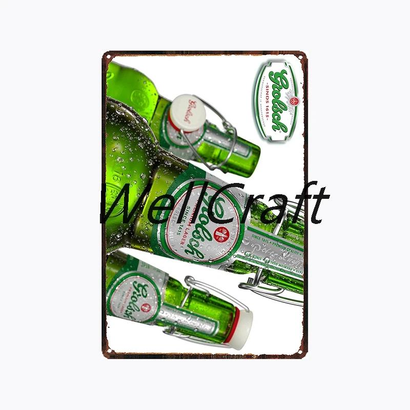 [ WellCraft ] Grolsch Metal Tin sign Vintage Wall Plaque Decor WX-51-1 room decor  vintage decor  home decor  wall decor