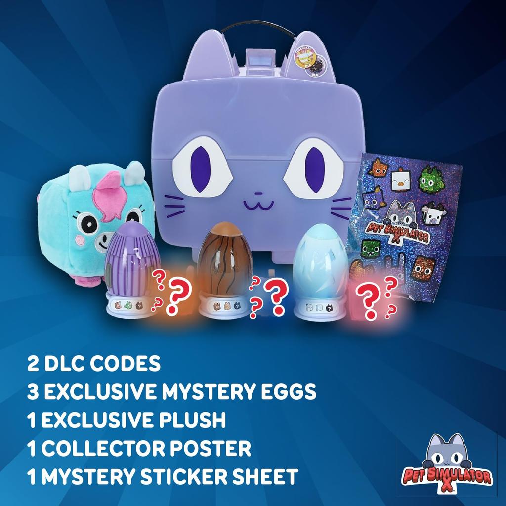 UCC Distributing PET Simulator X Marble Purple Rainbow Cat Bundle Mystery Case Series Exclusive (Disturbing) – Collector's (8 Items, 1) [Includes DLC]