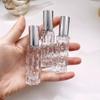 1 stück 10 ml glas parfüm spray flasche Aluminium spray kopf parfüm spender flasche drücken leere flasche