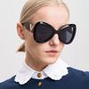 Retro Cat Eye Large Frame Butterfly Sunglasses - Avant-garde European & American Style for Women