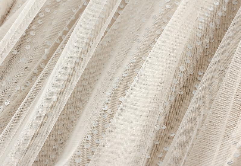 JINJUDUO Pleated Tulle Perfect for and This long skirt features a flowy flared midi skirt with an elastic This stylish skirt is perfect for a