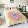 Ethnic Bohemian Bedding Set Man Woman Duvet Cover Mandala Floral Boho Indian Style Soft Polyester Bedroom Decor Quilt Cover Set