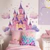 2 Pcs Cartoon Dream Castle Clouds Bedroom Living Room Home Background Beautification Decoration Wall Stickers