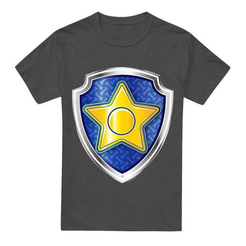 Paw Patrol Unisex Adult Chase Badge T-Shirt