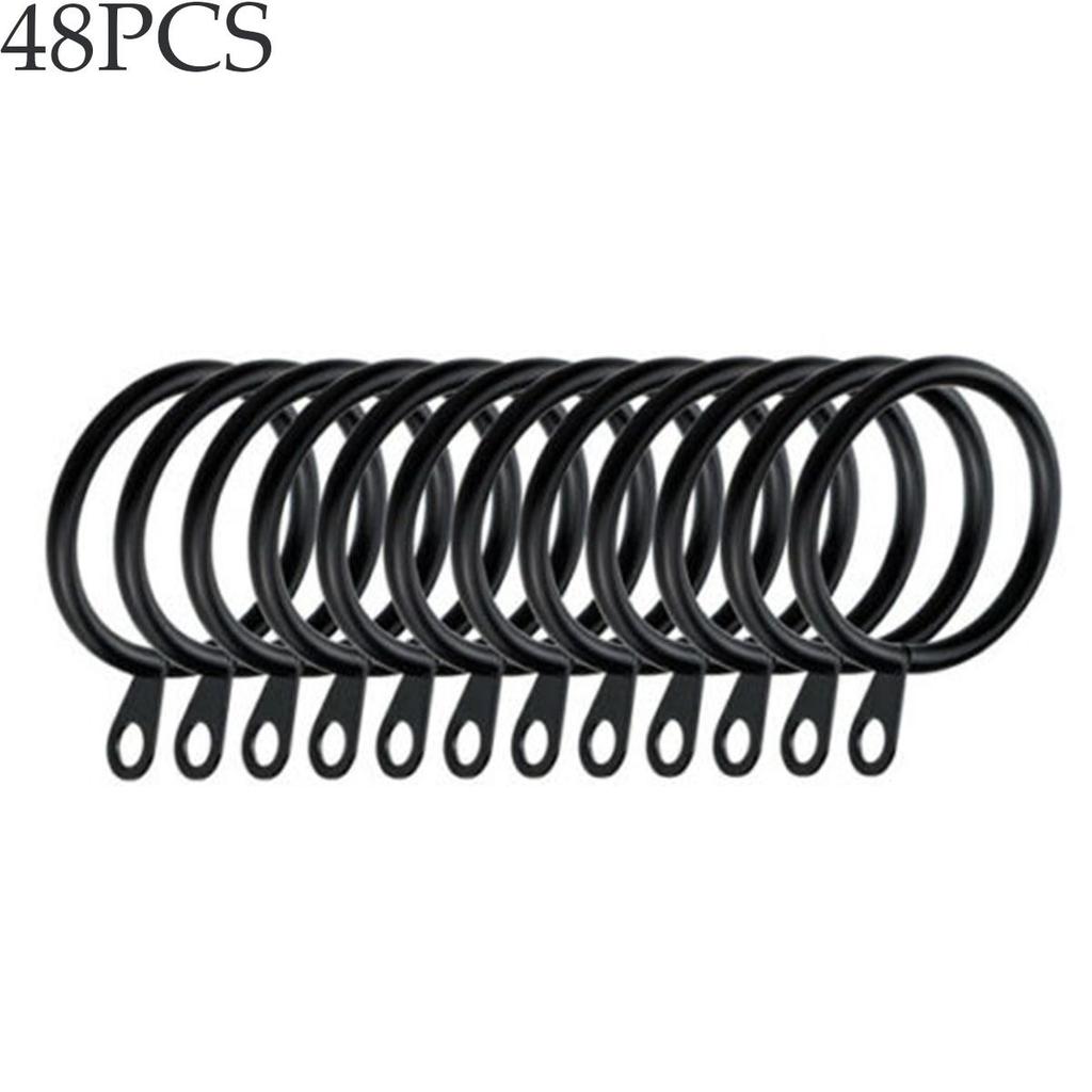 Hem Tung Hållbar Praktisk Metall Romersk cirkel För Gardiner Stänger Gardinerringar Hängkrokar