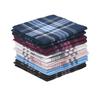 Lot de 12 mouchoirs carrés de haute qualité pour homme, 36 x 36 cm, pour fête de mariage