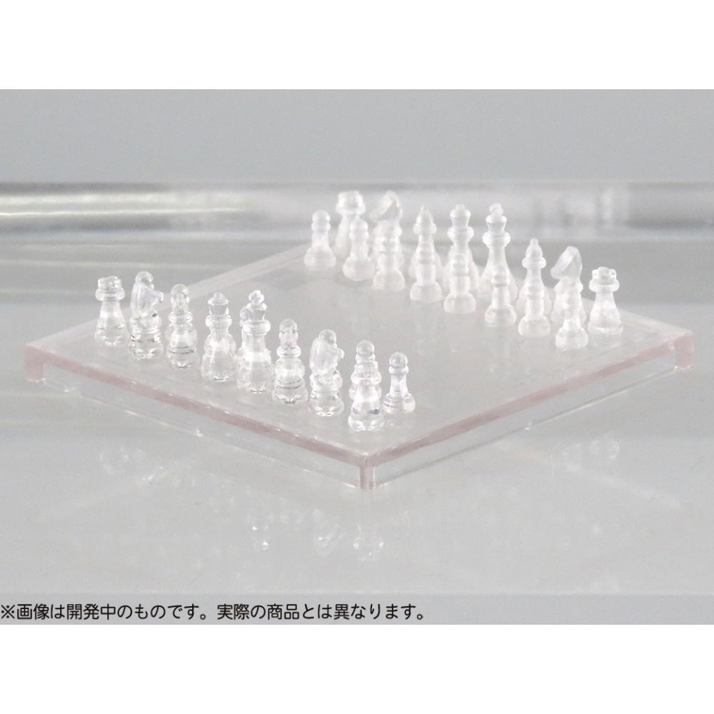 Puripura 1 12 Chess With Puripura Figures  Clear X Black 