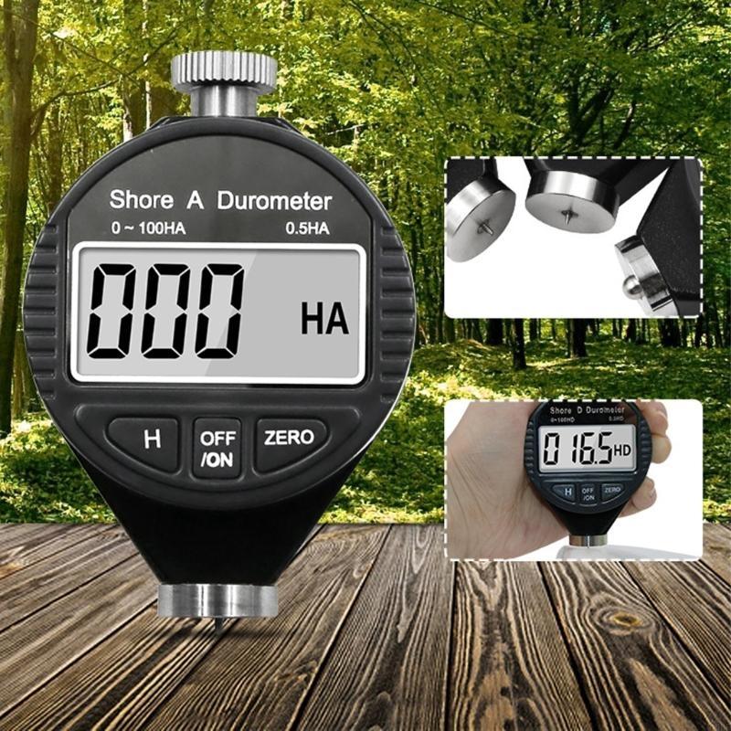 Electronic Digital Shore Hardness Tester, Silicone Plastic Rubber Tire Hardness
