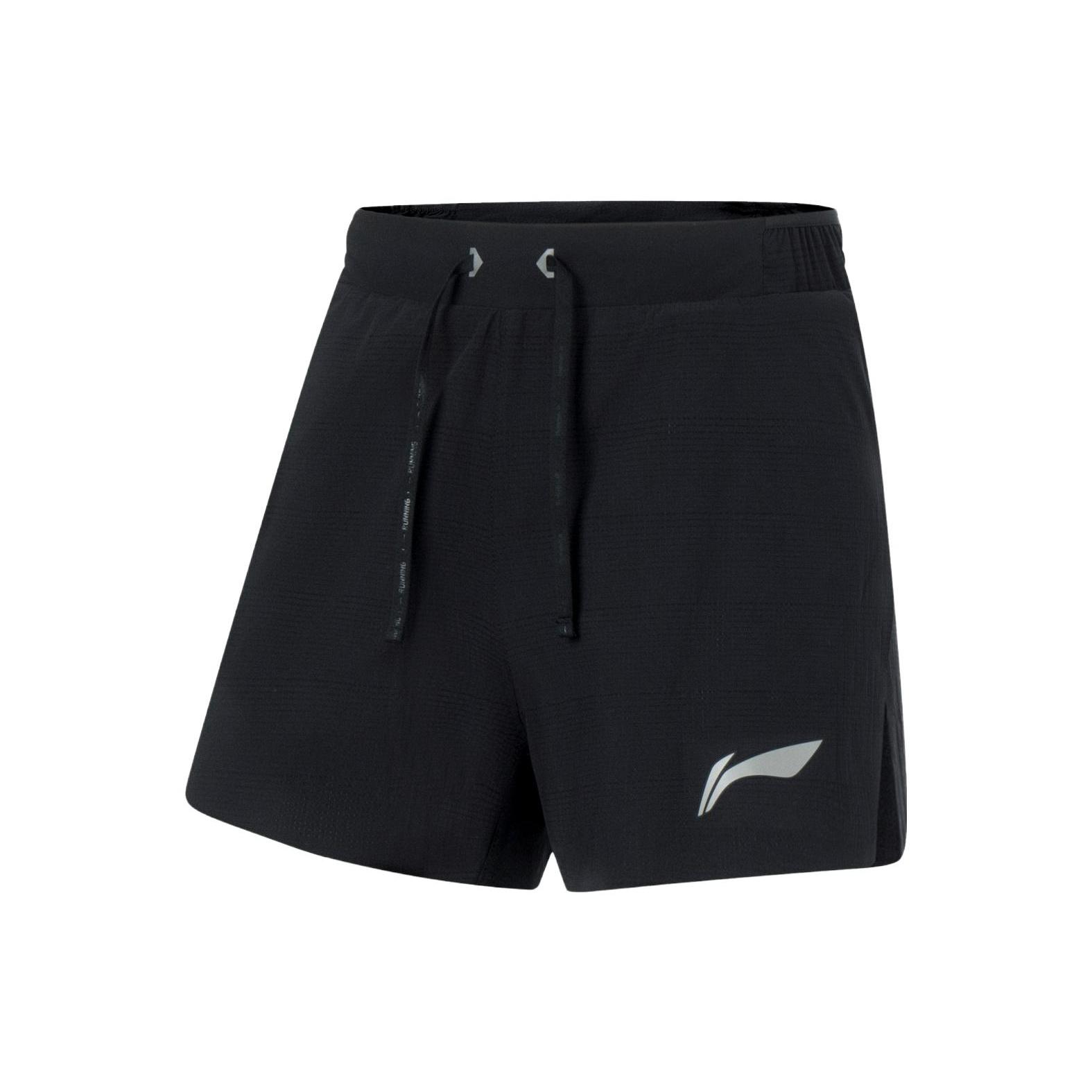 Li Ning Коллекция для бега Спортивные шорты Мужские Черные AAPT031-6 XL